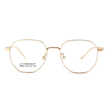 Load image into Gallery viewer, Japanese Titanium Alloy Glasses Frames Men Designer Polygonal Retro Eyeglasses Frames Myopia Ip Electroplated Titanium Frames
