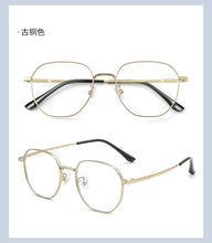Load image into Gallery viewer, Japanese Titanium Alloy Glasses Frames Men Designer Polygonal Retro Eyeglasses Frames Myopia Ip Electroplated Titanium Frames