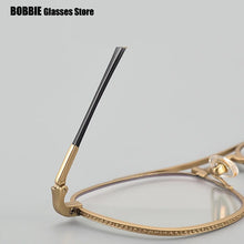 Load image into Gallery viewer, Japanese Titanium Double Beam Square Glasses Frame Ultralight Mens Women Frames Eyeglasses Optical Myopia Prescription Eyewear