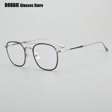 Load image into Gallery viewer, Japanese Titanium Double Beam Square Glasses Frame Ultralight Mens Women Frames Eyeglasses Optical Myopia Prescription Eyewear