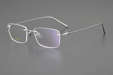 Load image into Gallery viewer, Japanese Titanium Rimless Glasses Frame For Men Women Square Ultra-light Optical Eyeglasses Anti Blue light Prescription Eyewear