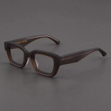 Japanese Vintage Light luxury  Frame Brand Design Acetate Thickened Quality Frame Glasses Square Men And Women Rescription Glass