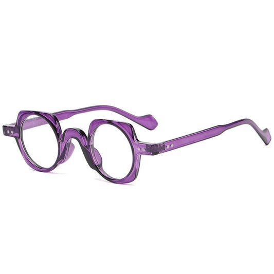 Japanese Vintage Style Round Square Frame Blue Light Blocking Glasses Unisex Non-Prescription Glasses Vintage Eyeglasses Frame
