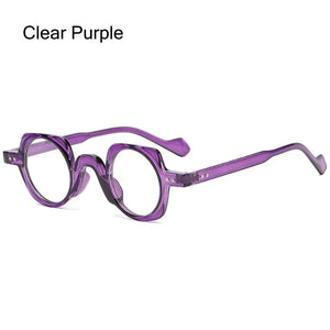 Japanese Vintage Style Round Square Frame Blue Light Blocking Glasses Unisex Non-Prescription Glasses Vintage Eyeglasses Frame