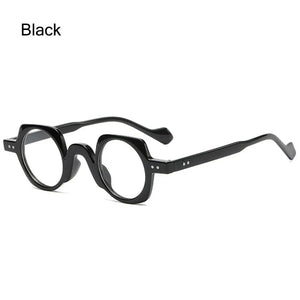 Japanese Vintage Style Round Square Frame Blue Light Blocking Glasses Unisex Non-Prescription Glasses Vintage Eyeglasses Frame