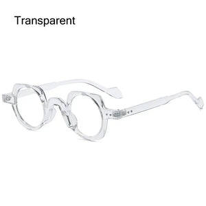 Japanese Vintage Style Round Square Frame Blue Light Blocking Glasses Unisex Non-Prescription Glasses Vintage Eyeglasses Frame