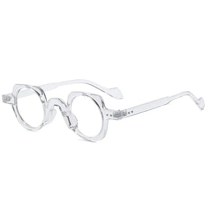 Japanese Vintage Style Round Square Frame Blue Light Blocking Glasses Unisex Non-Prescription Glasses Vintage Eyeglasses Frame