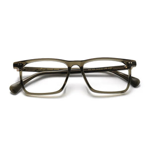 Montatura per occhiali in lamiera di acetato giapponese Occhiali da vista miopia da uomo con montatura quadrata da lavoro, tendenza retrò ottica