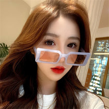 Load image into Gallery viewer, Jelly Color Small Rectangle Sunglasses for Women Female Personality Street Shooting Hip-hop Bungee Sun Glasses