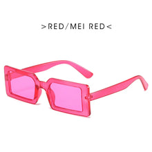 Load image into Gallery viewer, Jelly Color Small Rectangle Sunglasses for Women Female Personality Street Shooting Hip-hop Bungee Sun Glasses