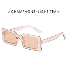 Load image into Gallery viewer, Jelly Color Small Rectangle Sunglasses for Women Female Personality Street Shooting Hip-hop Bungee Sun Glasses