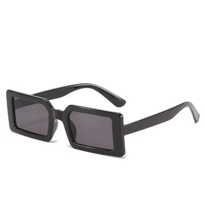 Jelly Color Small Rectangle Sunglasses for Women Female Personality Street Shooting Hip-hop Bungee Sun Glasses