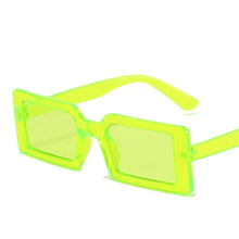 Load image into Gallery viewer, Jelly Color Small Rectangle Sunglasses for Women Female Personality Street Shooting Hip-hop Bungee Sun Glasses