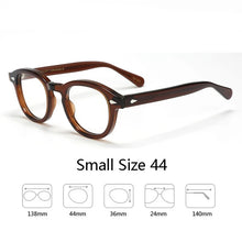 Load image into Gallery viewer, Johnny Depp Eyeglasses Men Spectacle Frame Lemtosh Style Glasses Transparent Lens Brand designer Computer Male Round Vintage