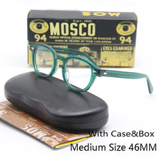 Load image into Gallery viewer, Johnny Depp Eyeglasses Men Spectacle Frame Lemtosh Style Glasses Transparent Lens Brand designer Computer Male Round Vintage