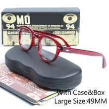 Load image into Gallery viewer, Johnny Depp Eyeglasses Men Spectacle Frame Lemtosh Style Glasses Transparent Lens Brand designer Computer Male Round Vintage