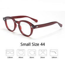 Load image into Gallery viewer, Johnny Depp Eyeglasses Men Spectacle Frame Lemtosh Style Glasses Transparent Lens Brand designer Computer Male Round Vintage