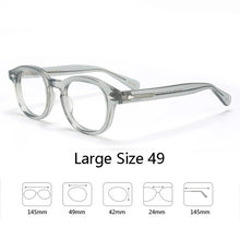 Load image into Gallery viewer, Johnny Depp Eyeglasses Men Spectacle Frame Lemtosh Style Glasses Transparent Lens Brand designer Computer Male Round Vintage