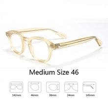 Load image into Gallery viewer, Johnny Depp Eyeglasses Men Spectacle Frame Lemtosh Style Glasses Transparent Lens Brand designer Computer Male Round Vintage