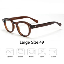 Load image into Gallery viewer, Johnny Depp Eyeglasses Men Spectacle Frame Lemtosh Style Glasses Transparent Lens Brand designer Computer Male Round Vintage