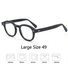 Load image into Gallery viewer, Johnny Depp Eyeglasses Men Spectacle Frame Lemtosh Style Glasses Transparent Lens Brand designer Computer Male Round Vintage