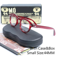Load image into Gallery viewer, Johnny Depp Eyeglasses Men Spectacle Frame Lemtosh Style Glasses Transparent Lens Brand designer Computer Male Round Vintage