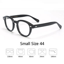Load image into Gallery viewer, Johnny Depp Eyeglasses Men Spectacle Frame Lemtosh Style Glasses Transparent Lens Brand designer Computer Male Round Vintage
