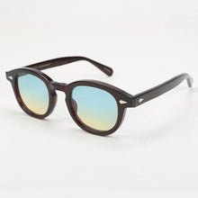 Carica l&#39;immagine nel visualizzatore di Gallery, Johnny Depp Sunglasses Men Women With Case$Box   Brand Designer Light Blue Lemtosh Style Sun Glasses For Male Female Oculos