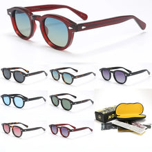 Carica l&#39;immagine nel visualizzatore di Gallery, Johnny Depp Sunglasses Men Women With Case$Box   Brand Designer Light Blue Lemtosh Style Sun Glasses For Male Female Oculos