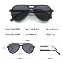 Load image into Gallery viewer, 2 IN 1 Clips on Magnetic Polarized Sunglasses Men Optical Vintage Glasses Frame Women Brand Design Eyeglasses C8009