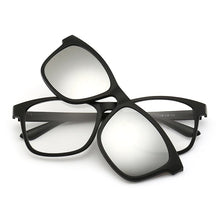 Load image into Gallery viewer, KANDREA Square Retro 6 IN 1 Polaroid  Sunglasses Men Glasses Frame Women Optical Prescription Myopia Eyewear Magnetic 2201