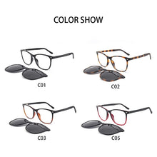 Load image into Gallery viewer, KANDREA Vintage Clip on Polarized Sunglasses Women Men Myopia Eyeglasses Brand Designer Optical Frame Prescription Glasses S2032