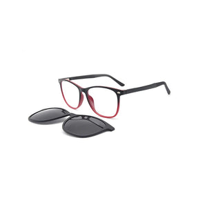 KANDREA Vintage Clip on Polarized Sunglasses Women Men Myopia Eyeglasses Brand Designer Optical Frame Prescription Glasses S2032