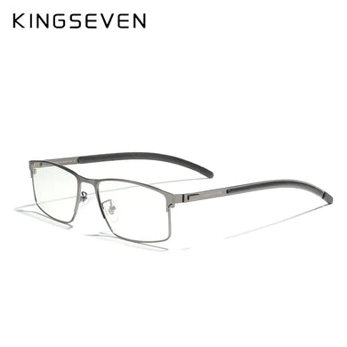 KINGSEVEN  Men Titanium Alloy Glasses Frame  Business Style Eyeglasses Ultralight Myopia Prescription