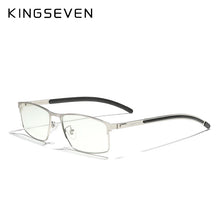 Load image into Gallery viewer, KINGSEVEN  Men Titanium Alloy Glasses Frame  Business Style Eyeglasses Ultralight Myopia Prescription