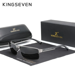 KINGSEVEN Men Polarized Photochromic Sunglasses Women Chameleon Sun Glasses UV400 Anti-glare Driving Square Eyeglasses
