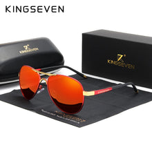 Load image into Gallery viewer, KINGSEVEN Polarized Sunglasses Men Brand Lens Reflective Coating Driving Sunglasses Vintage Male Eyewear