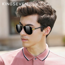 Load image into Gallery viewer, KINGSEVEN Polarized Sunglasses Men Brand Lens Reflective Coating Driving Sunglasses Vintage Male Eyewear