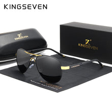 Load image into Gallery viewer, KINGSEVEN Polarized Sunglasses Men Brand Lens Reflective Coating Driving Sunglasses Vintage Male Eyewear