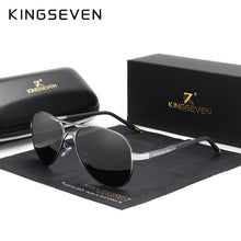 Load image into Gallery viewer, KINGSEVEN Polarized Sunglasses Men Brand Lens Reflective Coating Driving Sunglasses Vintage Male Eyewear