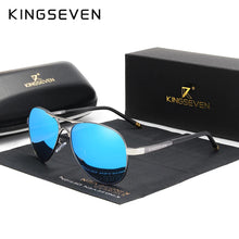 Load image into Gallery viewer, KINGSEVEN Polarized Sunglasses Men Brand Lens Reflective Coating Driving Sunglasses Vintage Male Eyewear