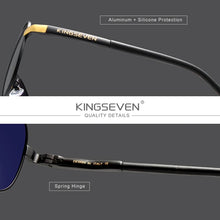 Load image into Gallery viewer, KINGSEVEN Polarized Sunglasses Men Brand Lens Reflective Coating Driving Sunglasses Vintage Male Eyewear