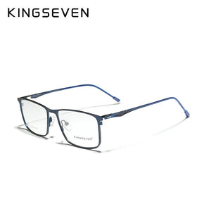 KINGSEVEN Titanium Alloy Optical Glasses Frame Men  Square Myopia Prescription Eyeglasses женские очки