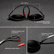 Carica l'immagine nel visualizzatore di Gallery, KINGSEVEN  DESIGN Men's Glasses Round Polarized Sunglasses for Men and Women TR90 Vintage Unisex Goggles Oculos De Sol