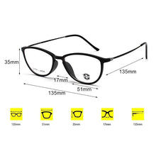 Load image into Gallery viewer, KJDCHD Tungsten Titanium Glasses Men Women Cat Eye Eyeglasses Frames Precription Spectacles Ultra Light Eyeglass Female Points