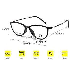 KJDCHD Tungsten Titanium Glasses Men Women Cat Eye Eyeglasses Frames Precription Spectacles Ultra Light Eyeglass Female Points