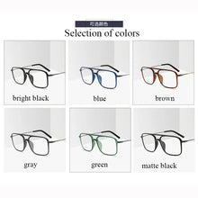 Load image into Gallery viewer, KJDCHD Vintage Glasses Woman Man Double Bridge Retro Eyeglasses Lightweight Optical Glasses Frame Unisex  Eyewear Quality