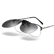 Carica l&#39;immagine nel visualizzatore di Gallery, KLASSNUM Men Driving Clip On Sunglasses for Myopia Eyeglasses Women Polarized Square Night Vision Fishing UV400 Sun Glasses