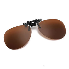 Carica l&#39;immagine nel visualizzatore di Gallery, KLASSNUM Men Driving Clip On Sunglasses for Myopia Eyeglasses Women Polarized Square Night Vision Fishing UV400 Sun Glasses