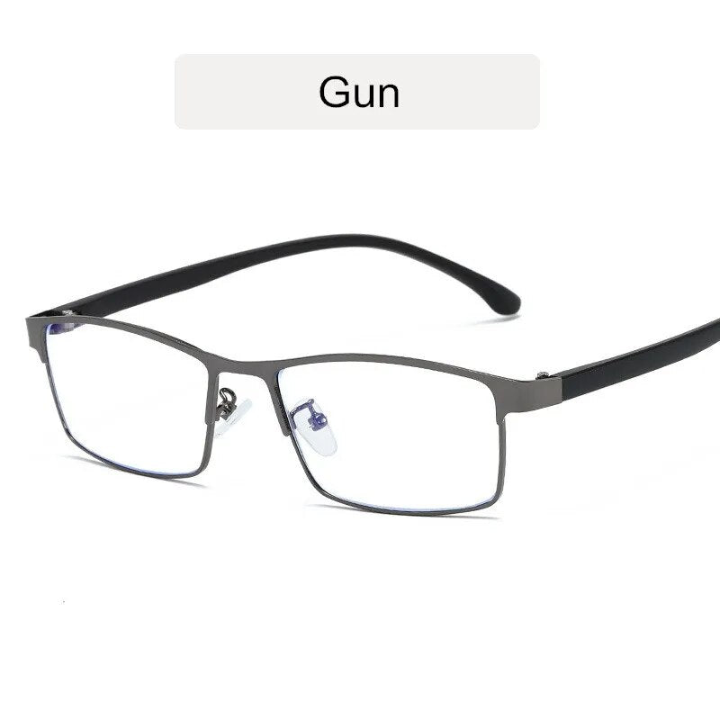 KOTTDO Vintage Square Optical Eye Glasses Frames Metal Men Classic Business Clear Transparent Frame Eyeglasses oculos